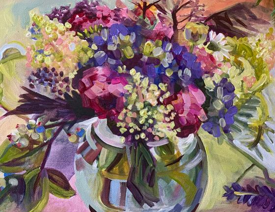A Humble Bouquet by Joelle Goff