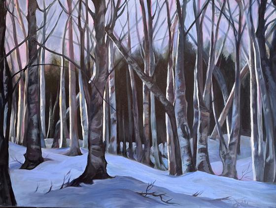 Birch Forest by Joelle Goff