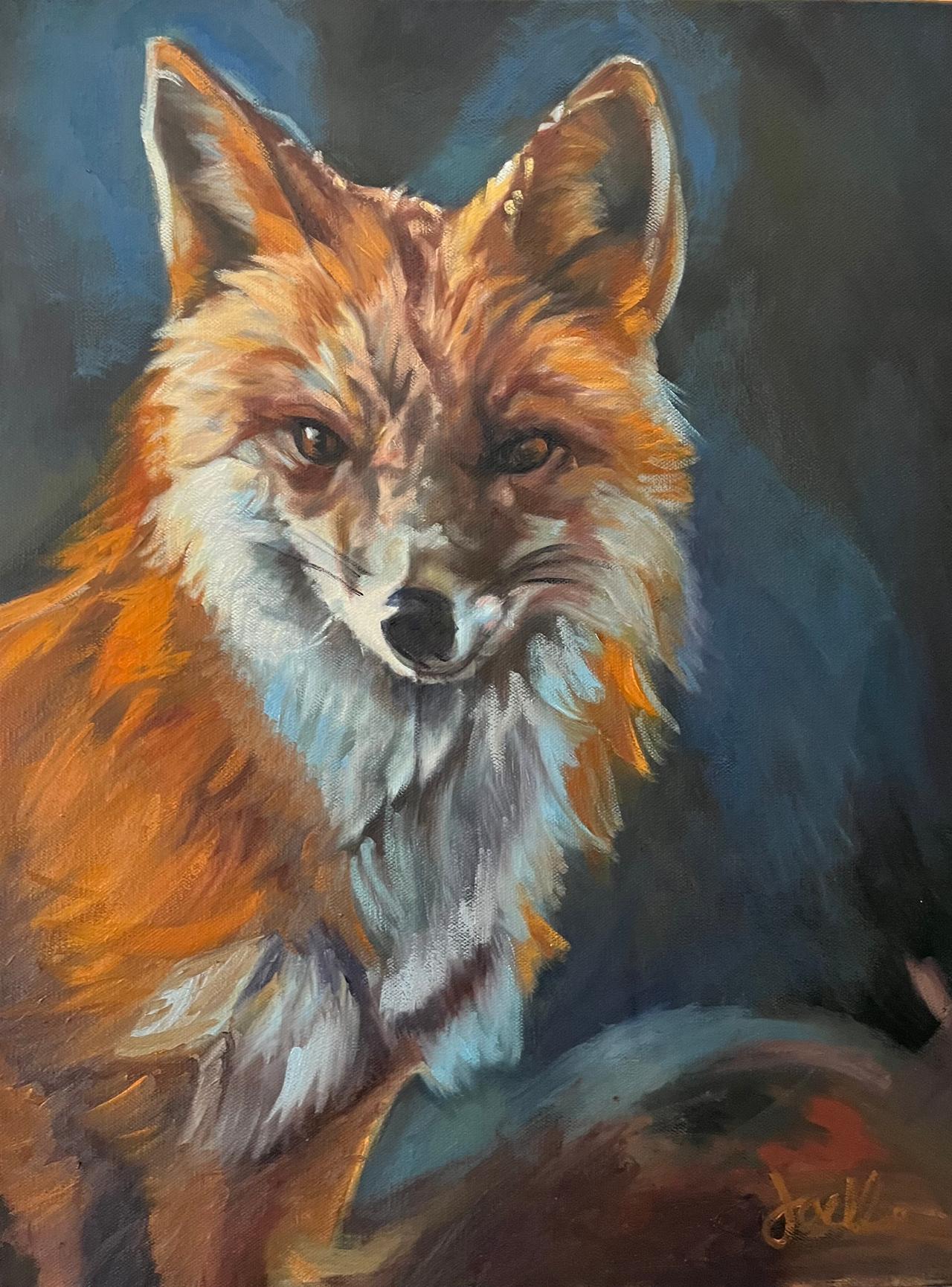 Fox Painting by Joelle Goff