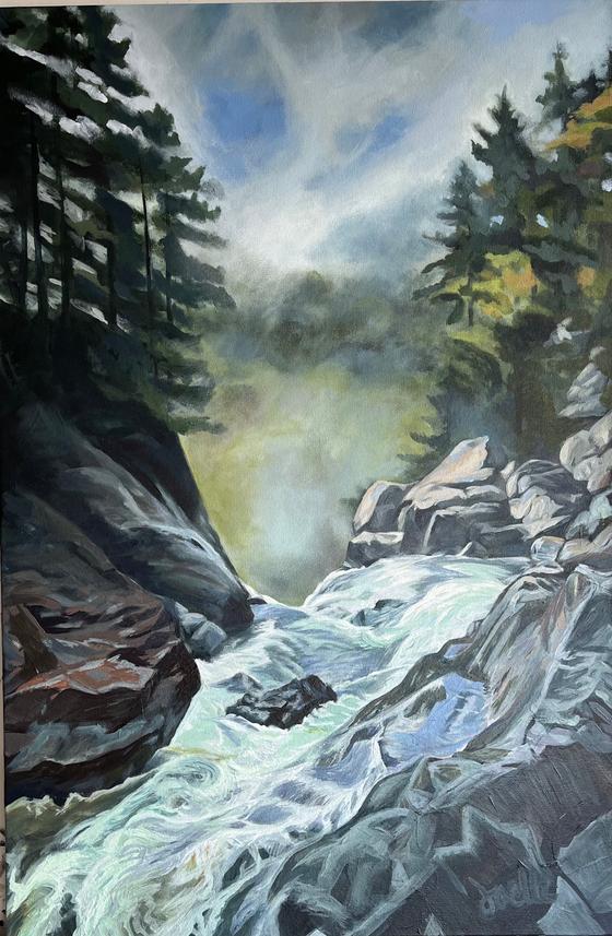 Glen Ellis Falls by Joelle Goff