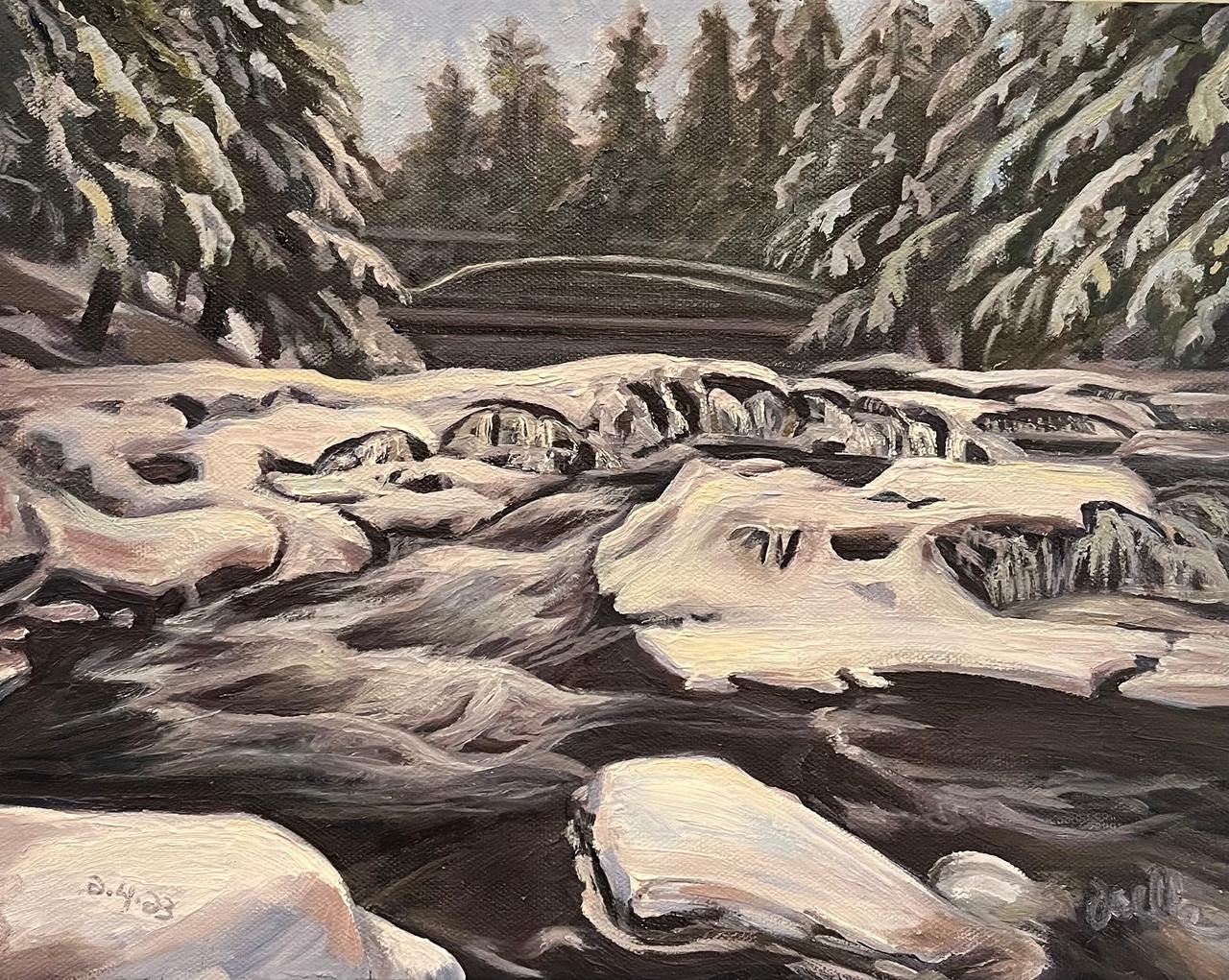 Icy River by Joelle Goff
