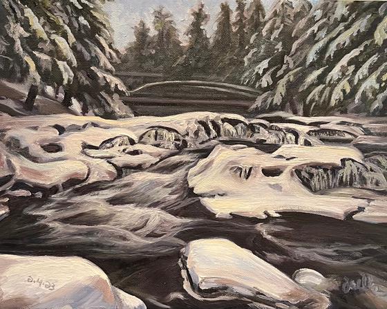 Icy River by Joelle Goff