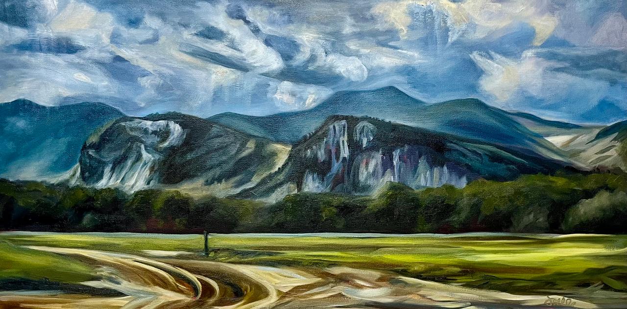 Cathedral And White Horse Ledge by Joelle Goff