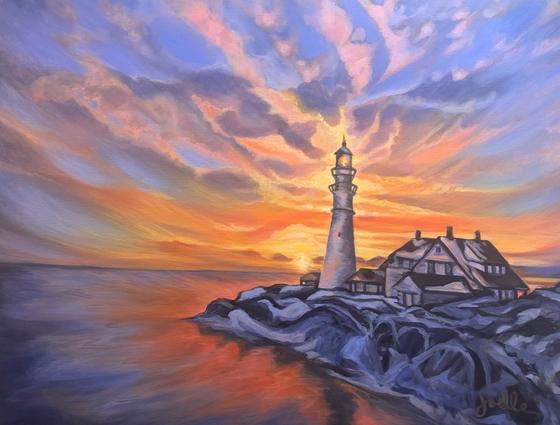 Portland Head Lighthouse by Joelle Goff