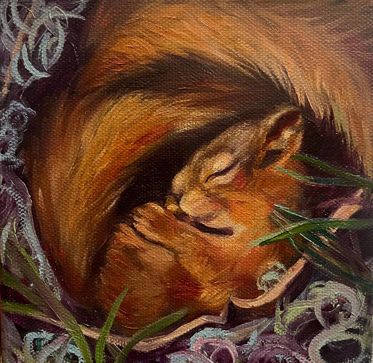 Nestled In Squirrel by Joelle Goff
