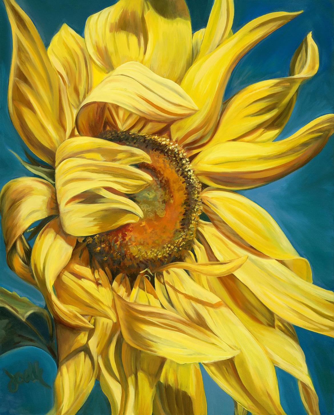 Warm Wind Sunflower by Joelle Goff