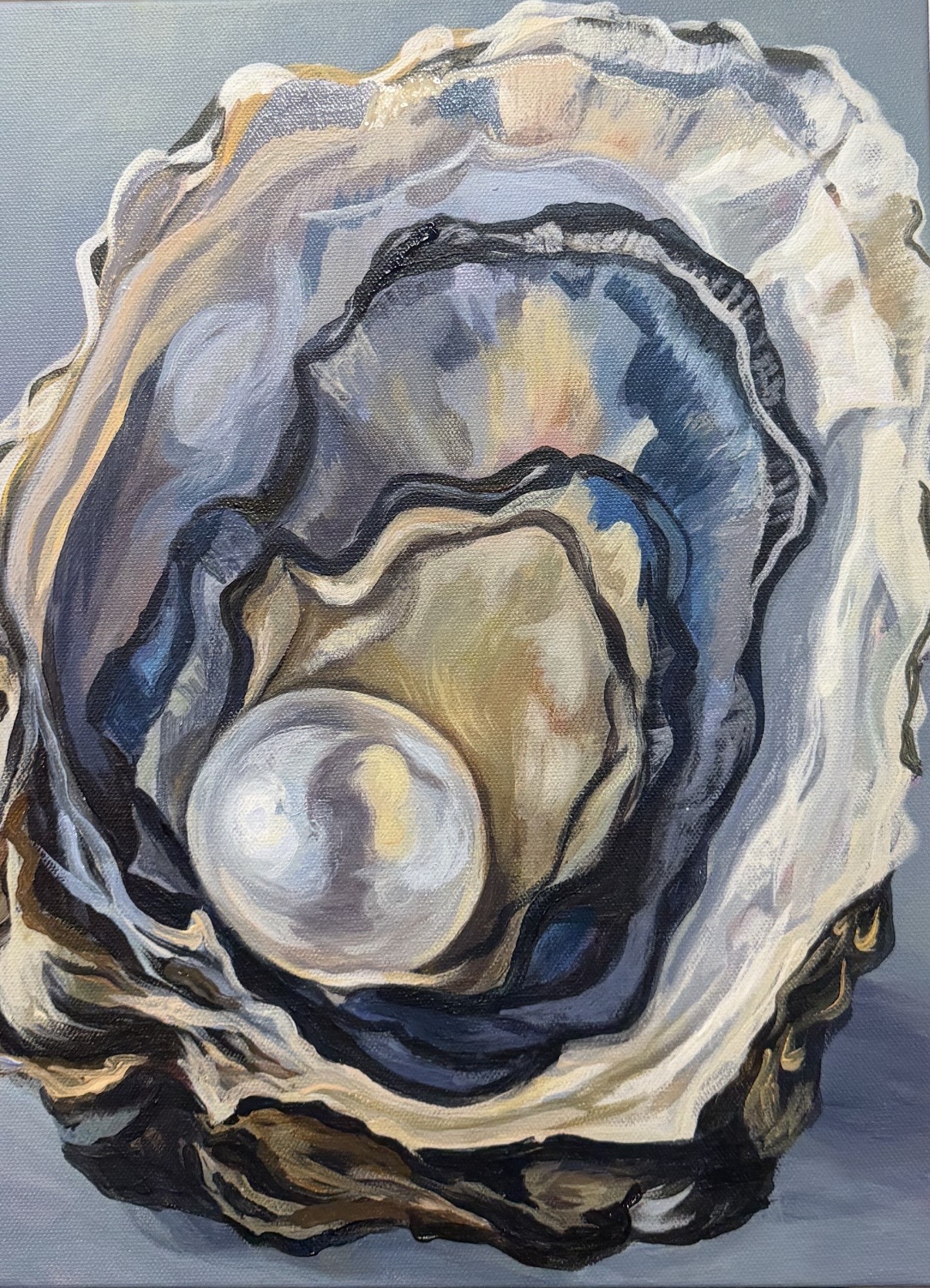 Oysters And Pearls by Joelle Goff