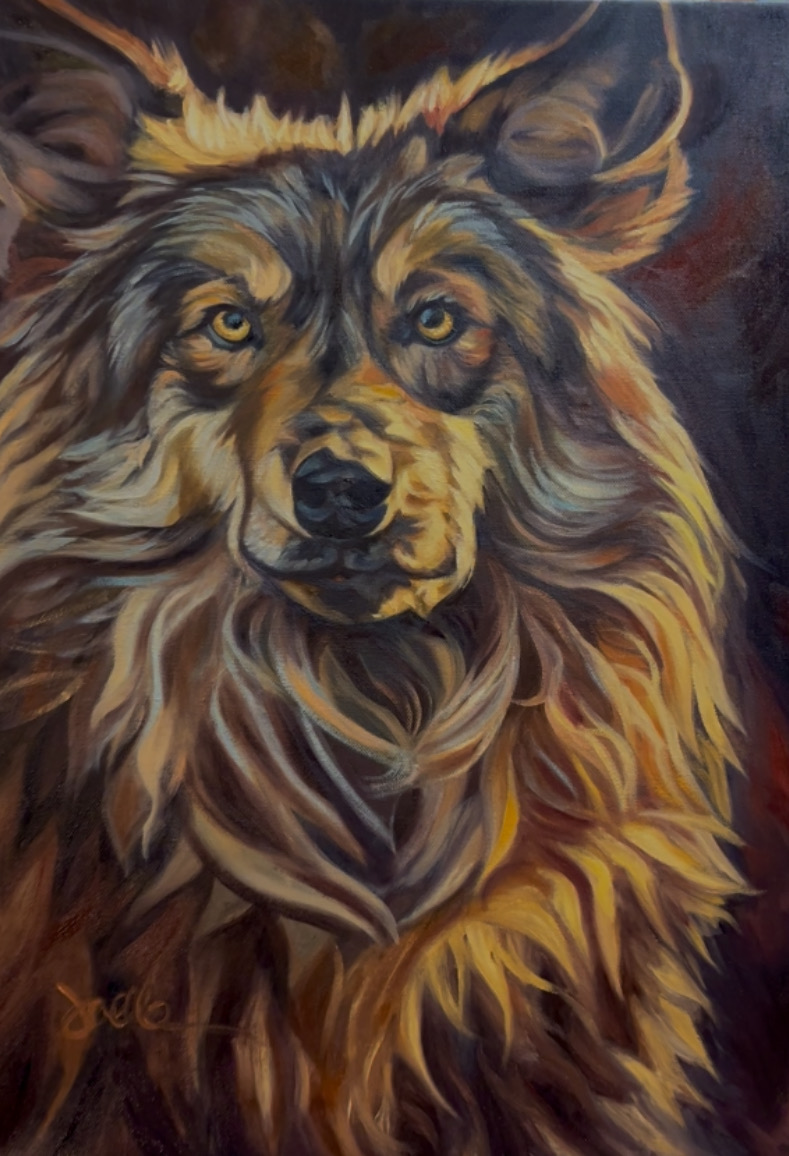 Wild Spirit — original oil painting by Joelle Goff
