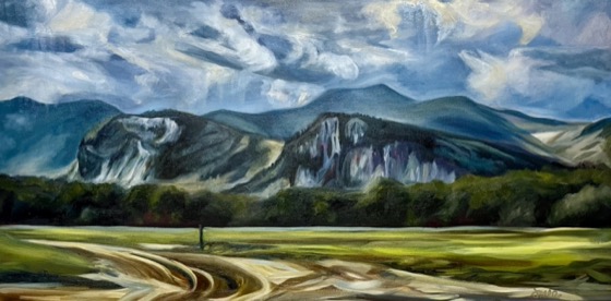 Cathedral And White Horse Ledge by Joelle Goff