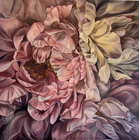 Butter Cream And Blush Peony by Joelle Goff