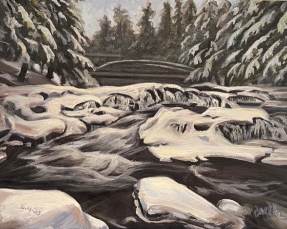 Icy River by Joelle Goff